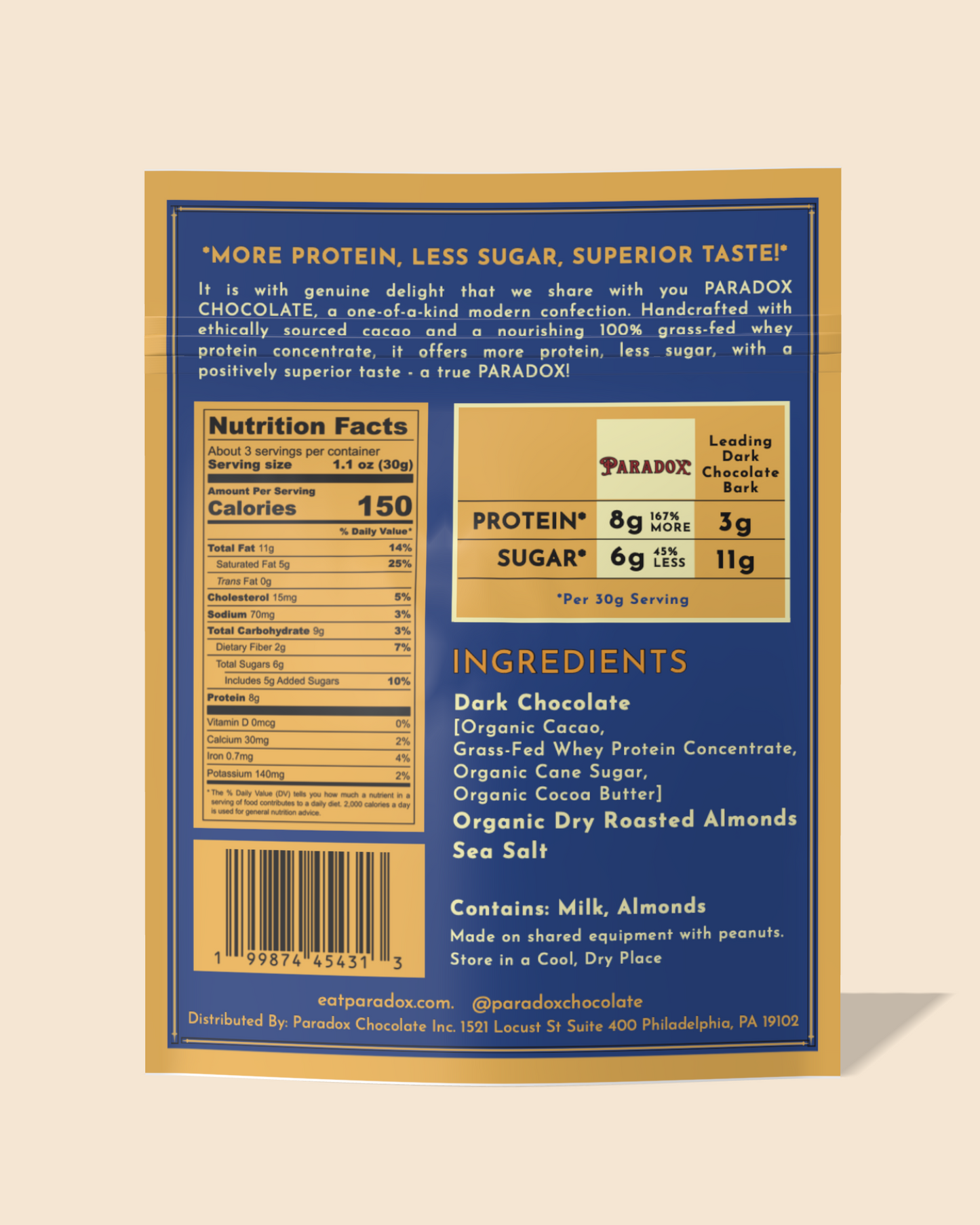 DARK CHOCOLATE with ALMOND