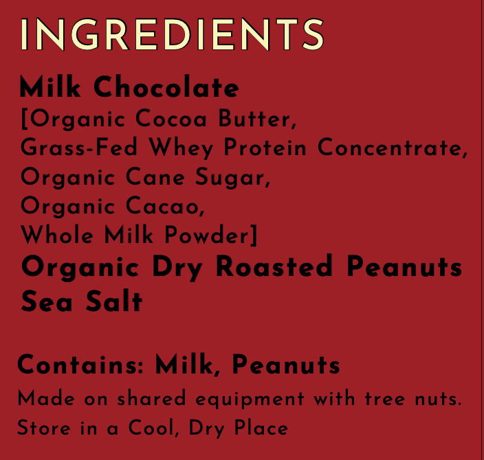 MILK CHOCOLATE with PEANUT
